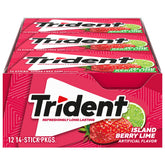 Trident paquete frente mostrando diseño y cantidad práctico