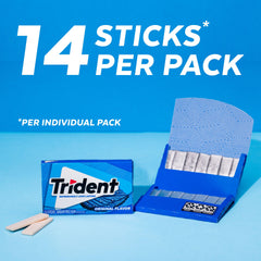 Trident varios paquetes abiertos mostrando piezas listas para usar