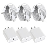 TrimDish cargador frontal del paquete mostrando adaptador y cable, carga rápida segura