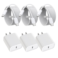 TrimDish cargador frontal del paquete mostrando adaptador y cable, carga rápida segura