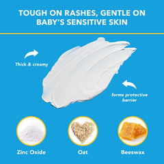 Triple Paste aplicada en pañal de bebé para alivio y prevención