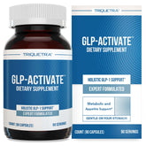 Triquetra Health frasco frontal mostrando GLP‑Activate y su envase beneficioso