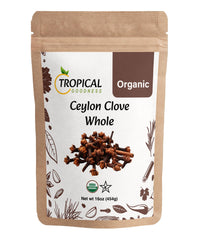 Tropical Goodness frente del empaque mostrando 16 oz y certificaciones