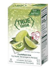 True Citrus sobres disueltos en vaso de agua para sabor inmediato