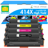 TRUE IMAGE empaque frontal del paquete 4 cartuchos mostrando compatibilidad