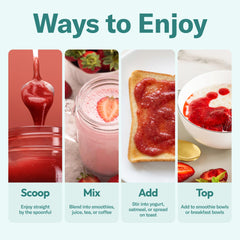 TrueSeaMoss gel incorporado en un batido, mezcla homogénea y aporte de sabor