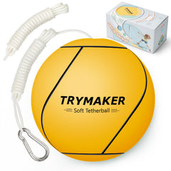 Trymaker balón frontal mostrando diseño y durabilidad para juego seguro