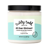 TUBBY TODD envase frontal de All Over Ointment mostrando acabado calmante
