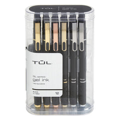 TUL pack frontal mostrando los 12 bolígrafos, práctico y profesional