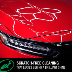Turtle Wax aplicado con guante de microfibra para lavado seguro