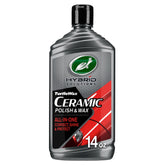 Turtle Wax envase frontal mostrando tamaño y etiqueta, acabado profesional