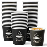 TV TOPVALUE vaso frontal mostrando diseño negro y uso elegante