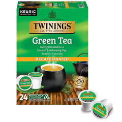 Twinings caja frontal mostrando 24 cápsulas y diseño atractivo de marca