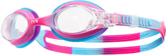 TYR gafas Swimple frontal con colores vivos y identificación rápida