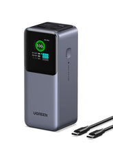 UGREEN Nexode vista frontal mostrando diseño y capacidad, ideal para viajes