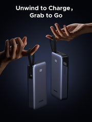 UGREEN Nexode puertos USB-C y USB-A ilustrando carga simultánea de varios dispositivos