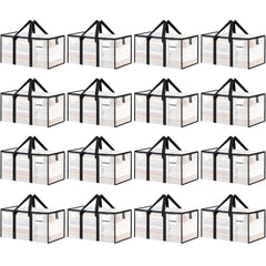 ukeetap vista frontal del pack de 16 bolsas, organiza y ahorra espacio