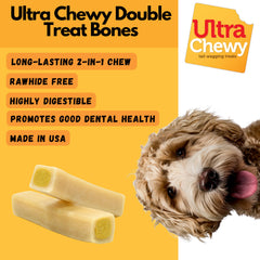 Ultra Chewy detalle de la textura exterior resistente para masticación prolongada