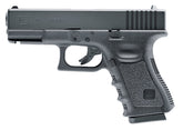 Umarex Glock 19 Gen3 vista frontal con sensación realista y manejo cómodo