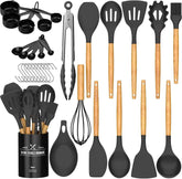Umite Chef vista frontal del set de 33 piezas para cocina, organización incluida