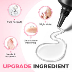 UNA GELLA frasco removedor 20ml sin acetona protegiendo uñas