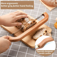 Uprichya detalle del mango sapele ergonómico para diestros, cómodo