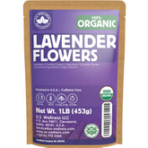 U.S. Wellness Naturals empaque delantero mostrando lavanda orgánica y frescura