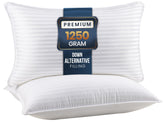 Utopia Bedding almohada king frontal mostrando forma y volumen por comodidad