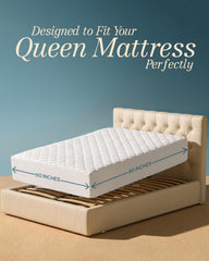 Utopia Bedding primer plano del acolchado mostrando suave relleno cómodo