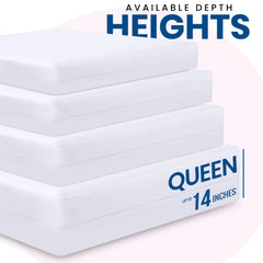 Utopia Bedding primer plano de cremallera para sellado seguro