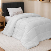 Utopia Bedding edredón frontal Twin mostrando cobertura completa