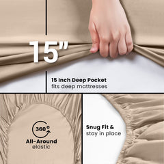 Utopia Bedding detalle del elástico perimetral que asegura el ajuste