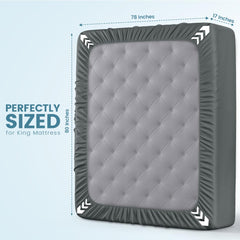 Utopia Bedding vista de la base TPU impermeable que evita filtraciones