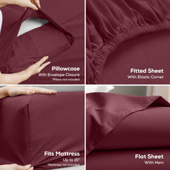 Utopia Bedding sábana bajera con elástico perimetral, sujeción segura