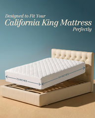 Utopia Bedding primer plano de la microfibra acolchada mostrando textura suave y confort superior