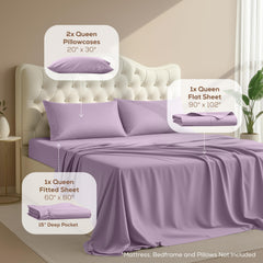 Utopia Bedding primer plano de textura de microfibra, tacto suave