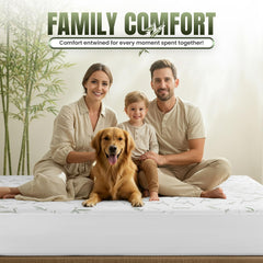 Utopia Bedding vista lateral mostrando que cubre colchones hasta 17 pulgadas