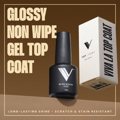 V Beauty Pure textura del gel en primer plano con brillo espejo