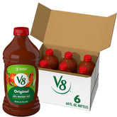 v8 front packaging 64oz bottle showing full pack and convenience