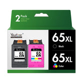 Valuetoner pack 65XL frente del empaque mostrando contenido y compatibilidad