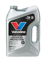 Valvoline frasco frontal 5 QT mostrando protección y volumen