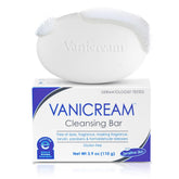 Vanicream barra frontal con empaque, muestra confianza y suavidad