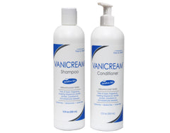 PHARMACEUTICAL SPECIALTIES Vanicream frontal del set mostrando envases y claridad