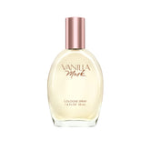 Vanilla Musk frasco frontal elegante que sugiere comodidad