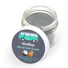 The VanMan Company envase frontal Vanman’s con aspecto limpio y beneficios de limpieza