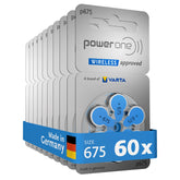 VARTA Powerone front packaging showing 60-pack and long supply benefit
