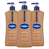 Vaseline envase frontal Cocoa Radiant mostrando presentación y beneficio hidratante