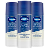 Vaseline vista frontal del pack de tres sticks para hidratación portátil
