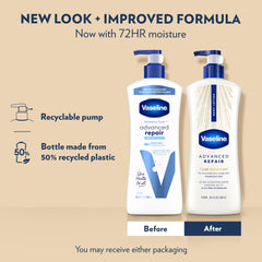 Vaseline textura cremosa en primer plano que muestra absorción rápida