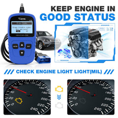 VDIAGTOOL VD10 conector OBD2 listo para conexión rápida y fiable